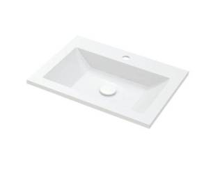 Catido Flaten 60 S TOP Umywalka z konglomeratu do montażu w blacie