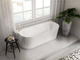 Catido Simple Wall 170X75 cm Wanna Wolnostojąca marmur mineralny