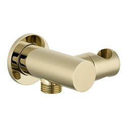 Catido NP7 Przyłącze kątowe wraz z regulowanym uchwytem na słuchawkę PVD Złoty połysk