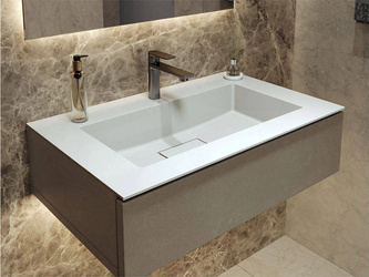 Catido Hiden 80x50 umywalka meblowa wpuszczana