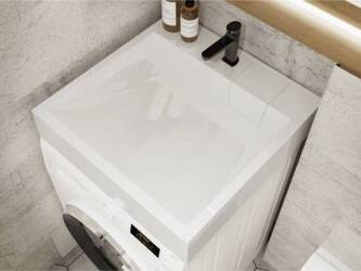 Catido Vidi WM1 umywalka nad pralkę ścienna 60x60