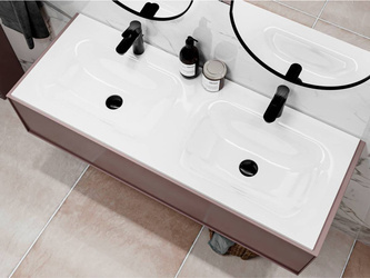 Catido Lotto WM8  120x45 umywalka meblowa wpuszczana dwie komory