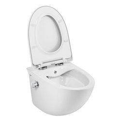 Catido Moon 535 Slim Bidet 2w1 Miska WC wisząca Rimless z funkcją bidetu