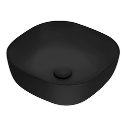 Catido Simple Round 420  Umywalka nablatowa 42cm Czarny mat