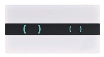 Catido Kation Duo Przycisk sterujący bezdotykowy Wi-Fii do systemów podtynkowych White