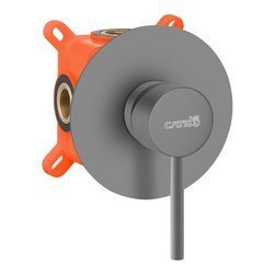 Catido Simple PL3Y Cbox Bateria podtynkowa bidetowa umywalkowa Round Szary Mat