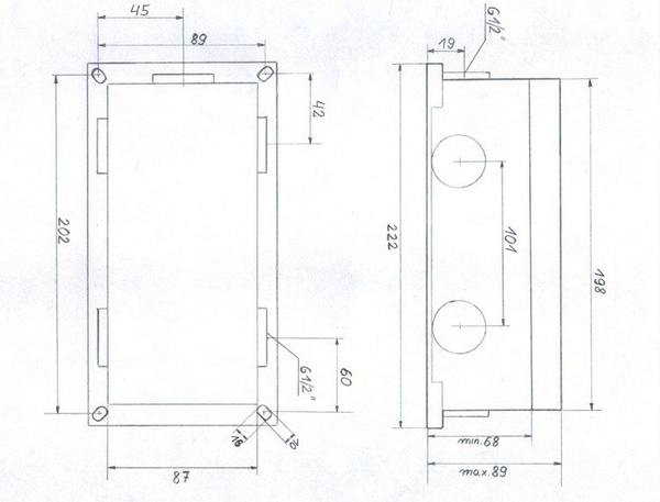 Catido Vidi Cbox TR2 Bateria termostatyczna podtynkowa chromowana