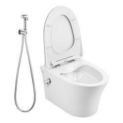  Catido PHOENIX 535 Miska WC wisząca Rimless Bidet z baterią bidetową bidetta 