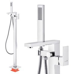 Catido Vidi Leone FCH3 Cbox Bateria wannowa wolnostojąca podłogowa chromowana