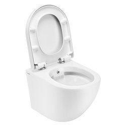 Catido Simple 49b cm Bidet 2w1 Miska WC wisząca Rimless z funkcją bidetu