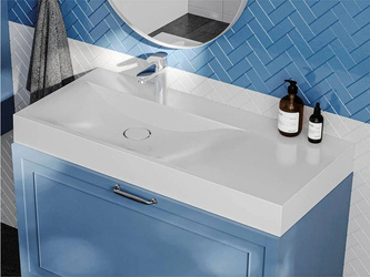 Catido Optimal 100x45 umywalka nablatowa marmur mineralny