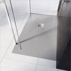  Catido Vidi Low Brodzik konglomeratowy struktura kamienia niski 2,6 cm Szary mat dowolny wymiar