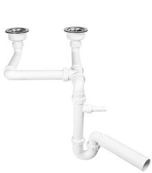 Catido ZLP2 Syfon kuchenny do komory podwójnej oszczędzający miejsce