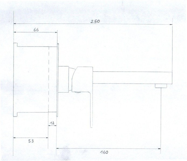 Catido Vidi RT1 Cbox Bateria umywalkowa podtynkowa Czarny mat Optimum