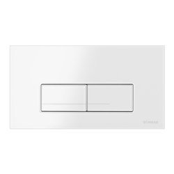 Catido Venice Gaios Duo Przycisk sterujący do systemów podtynkowych Białe szkło