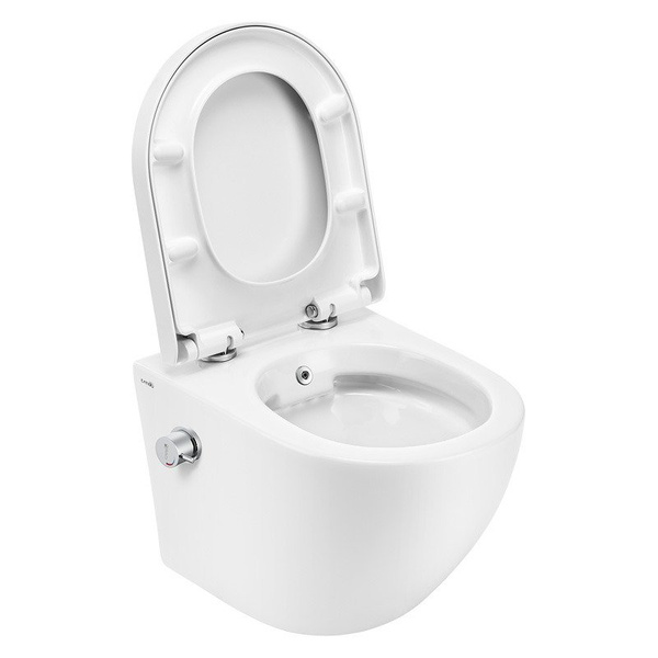  Catido Simple 49 cm Bidet 2w1 Miska WC wisząca Rimless z funkcją bidetu 