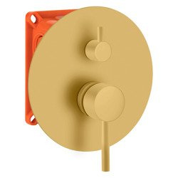 Catido Simple Cbox PL4 Bateria podtynkowa mechaniczna 3mm rozeta Złoty Mat