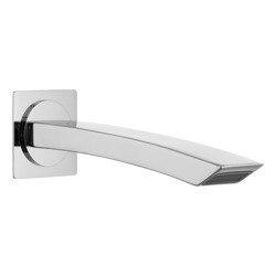 Catido Lumo LA4 Wylewka mosiężna wodospad do mocowania na ścianie chromowana