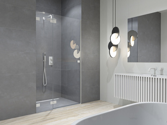 Catido Vidi PL15 Biały mat lewe Drzwi wnękowe  dowolny wymiar