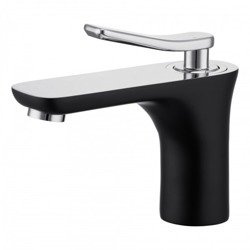 Caido Venice SBM2M Bateria umywalkowa czarno-chromowana