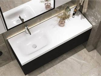 Catido Lotto WM5 Lewa 120x45 umywalka meblowa wpuszczana z ociekaczem