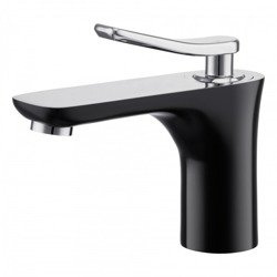 Caido Venice SBM2B Bateria umywalkowa czarno-chromowana