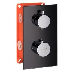 Catido SIMPLE TR3 Cbox Bateria termostatyczna podtynkowa czarna