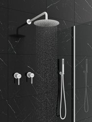 Catido Simple Cbox PL4SC Zestaw prysznicowy podtynkowy 3mm rozeta Biały Mat