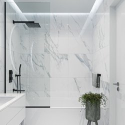 Catido Vidi TR12 Cbox Zestaw prysznicowy podtynkowy termostatyczny deszczownica czarny mat