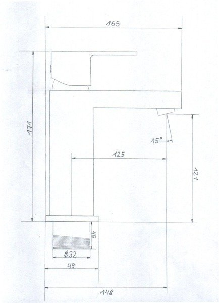 Catido VIDI LN1A Bateria umywalkowa Czarny Mat Optimum