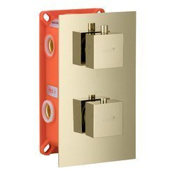 Catido Vidi TR2 Cbox Bateria termostatyczna podtynkowa PVD Shiny Gold