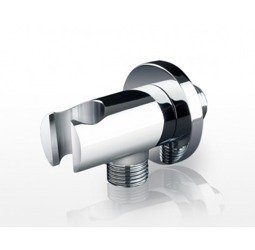 Catido NP5 Przyłącze kątowe wraz  uchwytem na słuchawkę chromowany