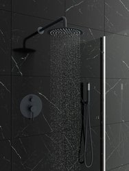 Catido Simple Cbox PL4 Zestaw prysznicowy podtynkowy 3mm rozeta Antracyt