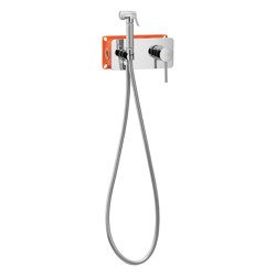 Catido Simple RT3 Cbox Bateria bidetowa bidetta podtynkowa Chromowana