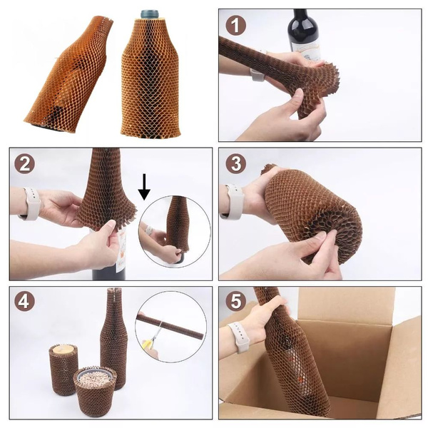 Papier pakowy torba rękaw plaster miodu 35cm długość 90 warstw