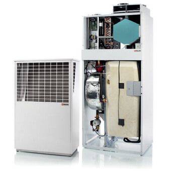 Nilan Compact P Cooling Polar AIR9 XL Urządzenia kompaktowe z pompą ciepła w rekuperatorze oraz z pompą ciepła powietrze/woda do centralnego ogrzewania